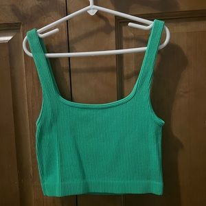 Zara green tank top size small